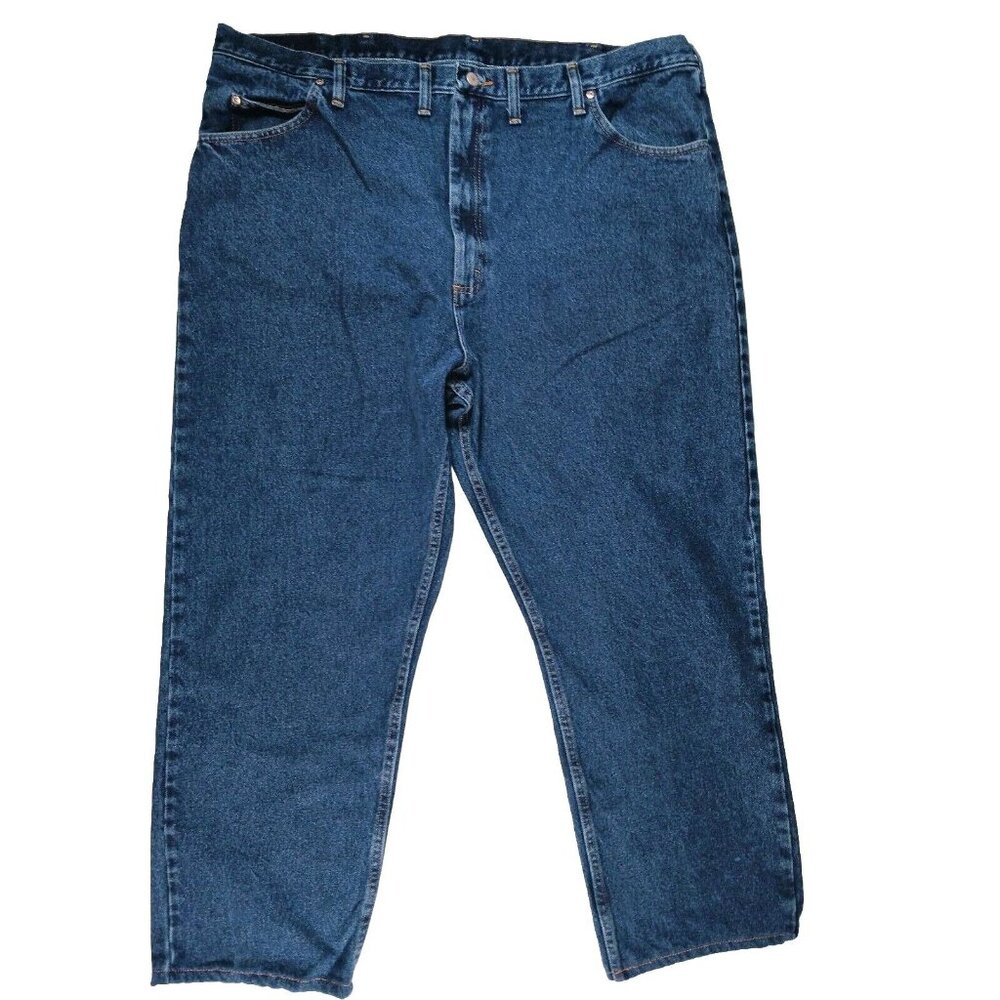 Wrangler Jeans Mens 46X30 Relaxed Fit Straight Leg Denim Five Star Premium